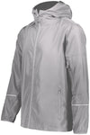 MOHI Grey Men's Packable Jacket with MOHI logo