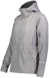 MOHI Grey Women's Packable Jacket with MOHI logo