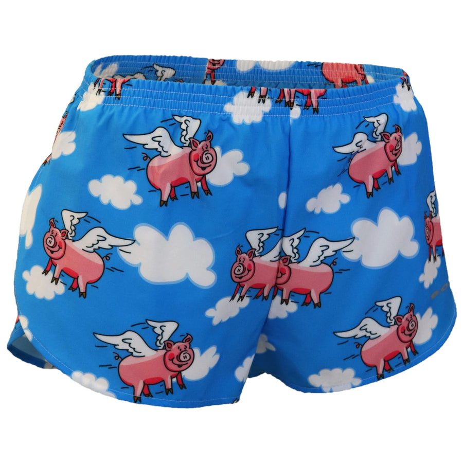 MOHI Women's Summer Running Short Pigs Flying