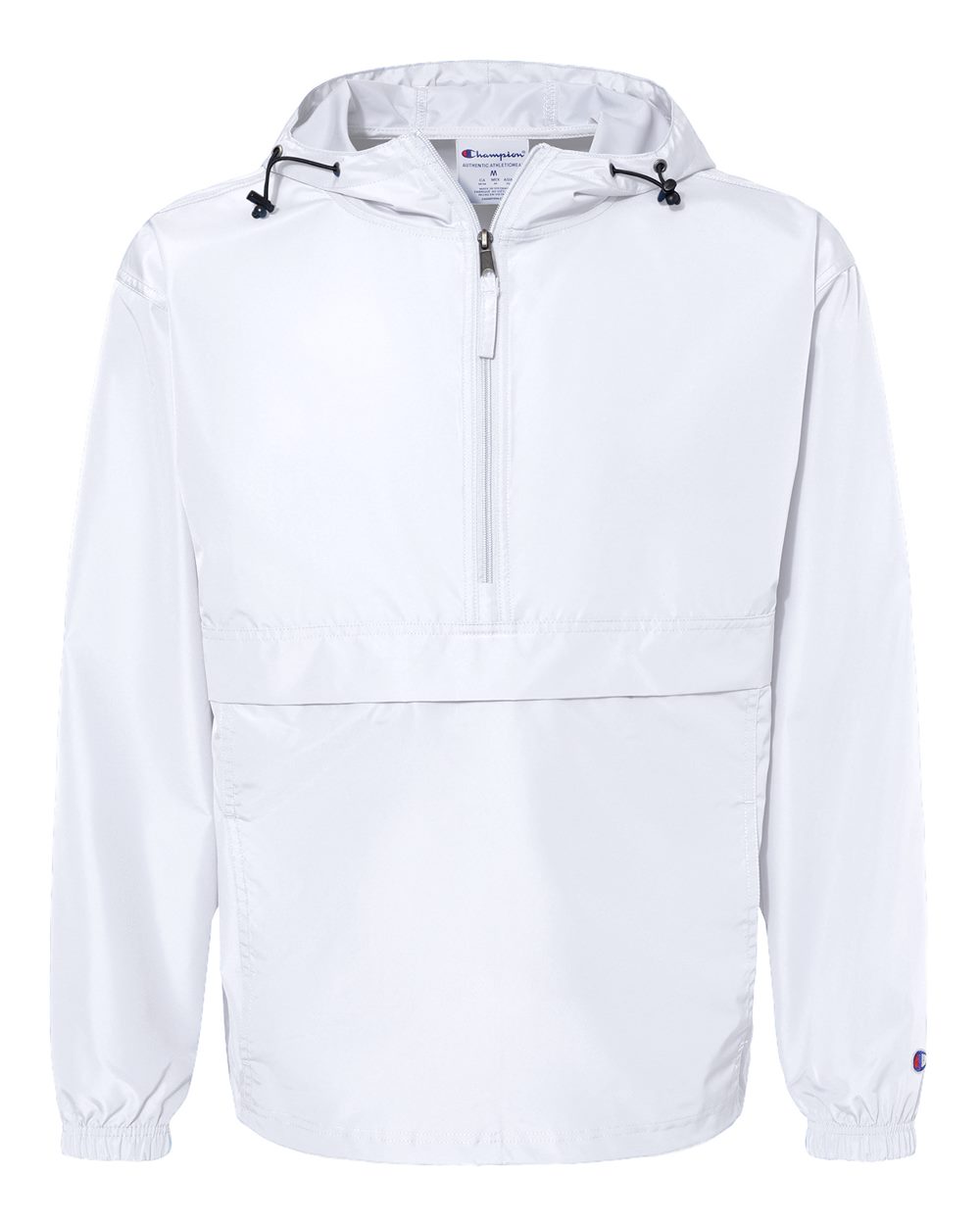 P2P White Wind Jacket with P2P Logo