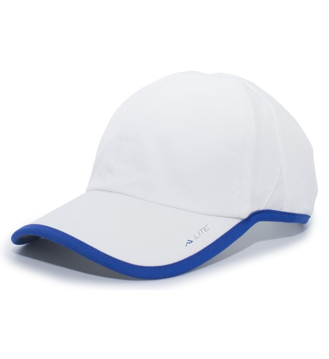 P2P White and Royal Blue Runners Ball Cap with Logo