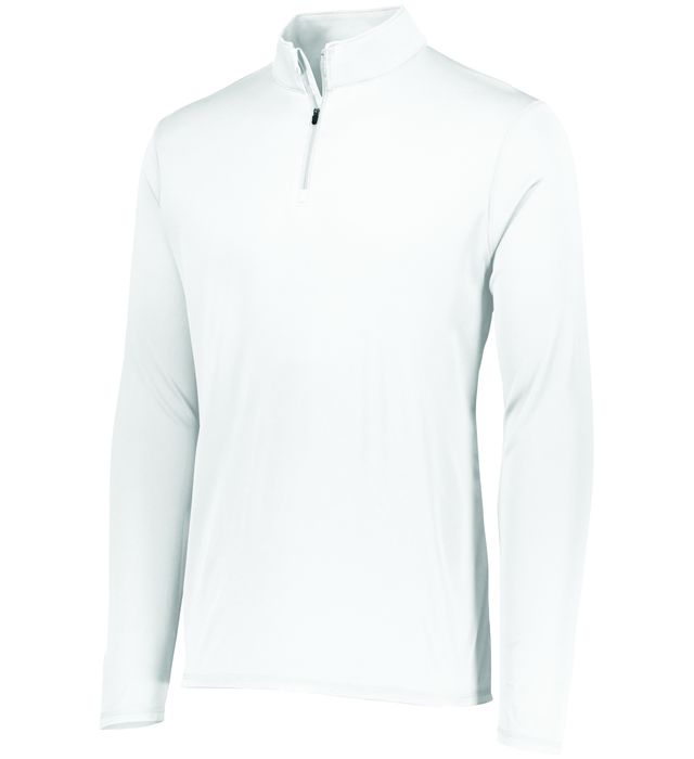 P2P White 1/4 Zip Men's with P2P Logo