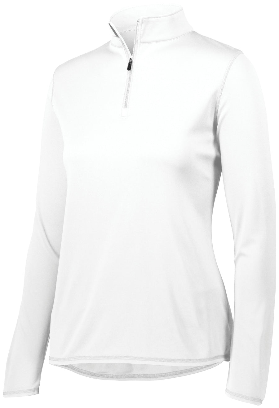 P2P White 1/4 Zip Women's with P2P Logo