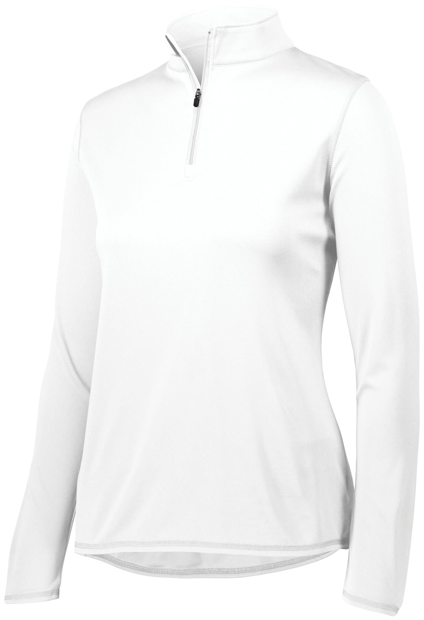 RC White 1/4 Zip Women's with RC Logo
