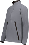 MOHI Graphite 1/2 Zip Fleece Pullover Women's with MOHI Logo