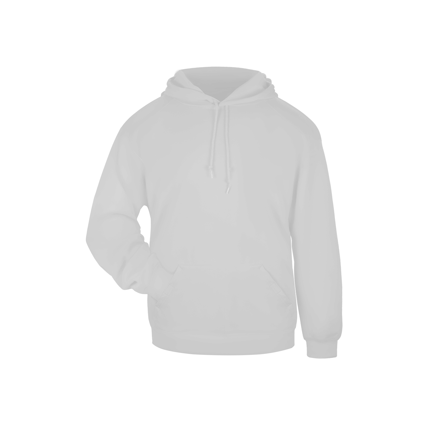 P2P White Hooded Sweatshirt with Royal Blue P2P Logo