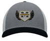 MOHI Charcoal/White/Black Low-Pro Trucker Hat with MOHI Logo