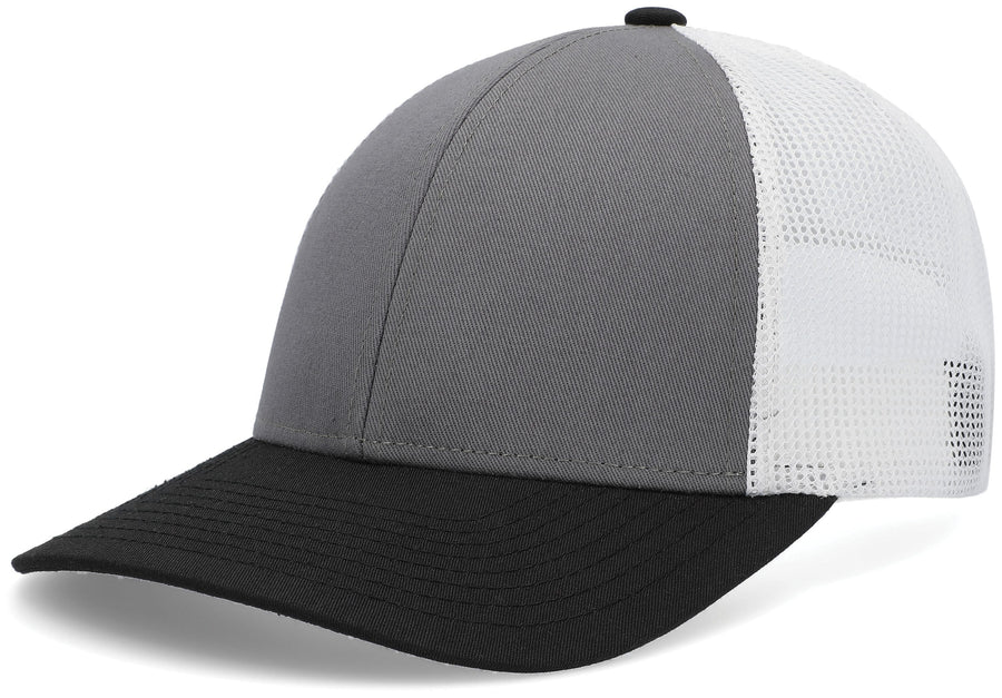 RC Charcoal/White/Black Low-Pro Trucker Hat with RC Logo